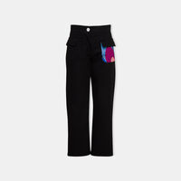 Jacquard Flap Pocket Trousers