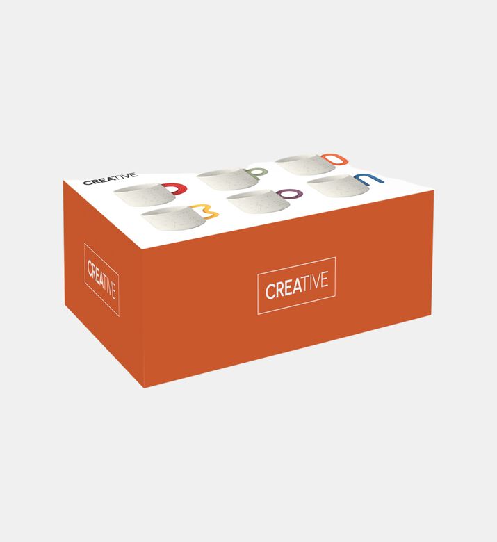 Porcelain 6-piece Coffee Cup Set Porcelain 6-piece Coffee Cup Set