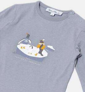 Cotton Paint-print Top