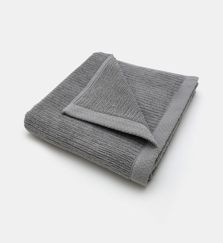Home Deco and More Moose Cotton Terry Towel, Grey, 100x150-cm, Packshot View