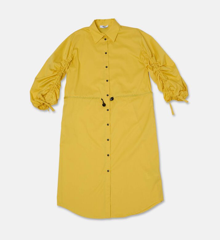 M S G M Button Closure Long-sleeve Dress, Packshot View