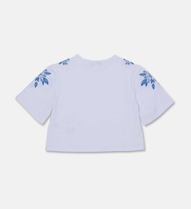 Tartine et Chocolat Floral-embroidery T-shirt, Packshot View