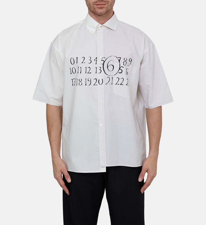 Asymmetric Cotton Poplin Shirt