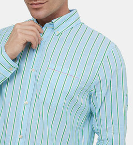 قميص دوبي مخطط بصف أزرار