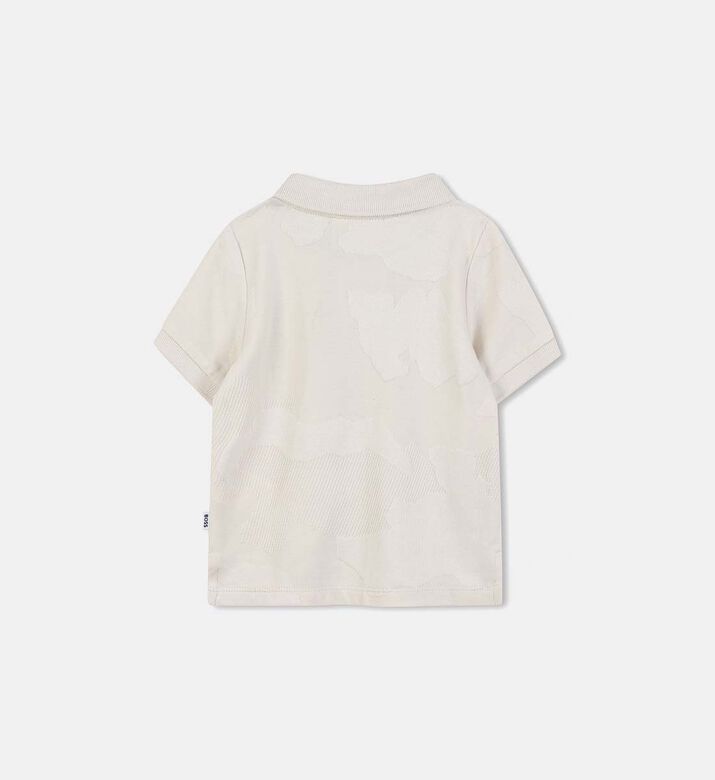 Cotton Side Slit Polo Shirt