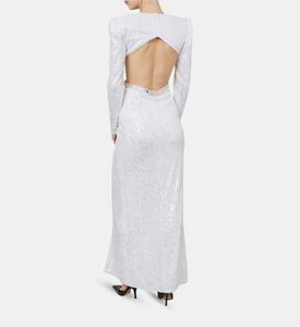 Beaded Cut-outs Maxi Gown