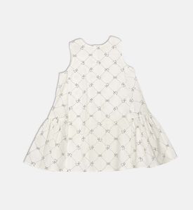 La Mia Bambina All-over Dog-print Sleeveless Dress, Packshot View