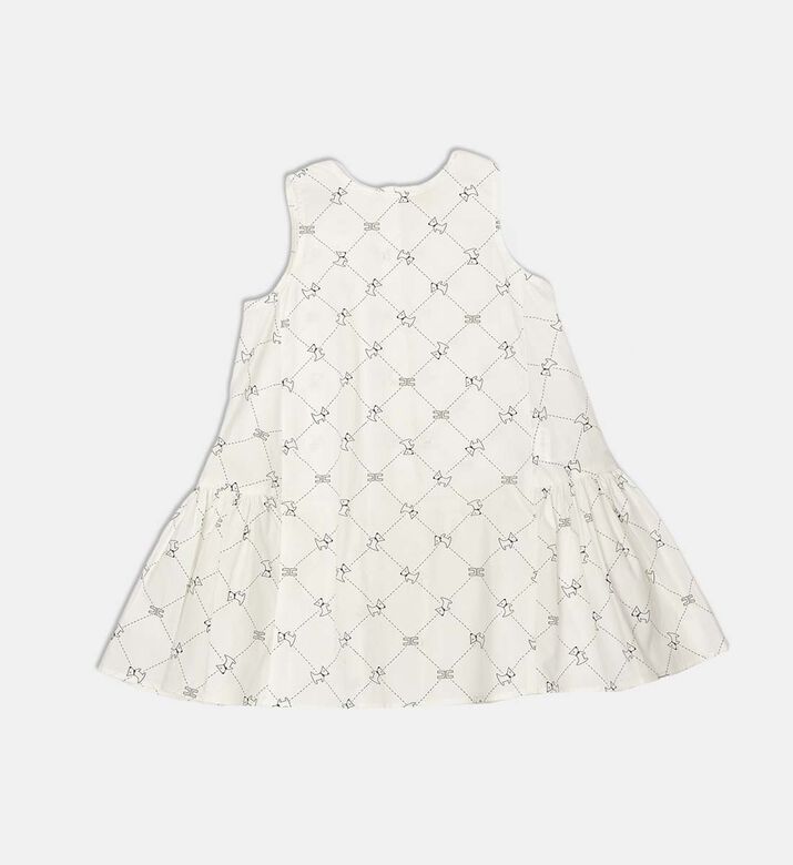 All-over Dog-print Sleeveless Dress