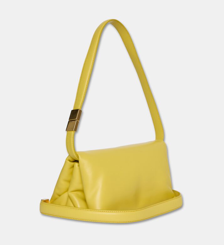 Marni Prisma Padded Crossbody Bag, Yellow, Packshot View