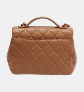 Chanel Preowned Chanel Business Affinity Beige Caviar Quilted Flap Bag, Packshot View