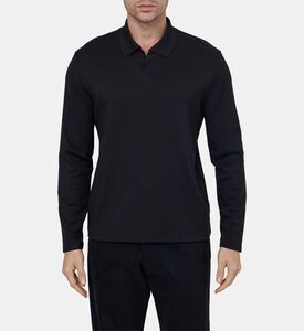 قميص بولو بأكمام طويلة