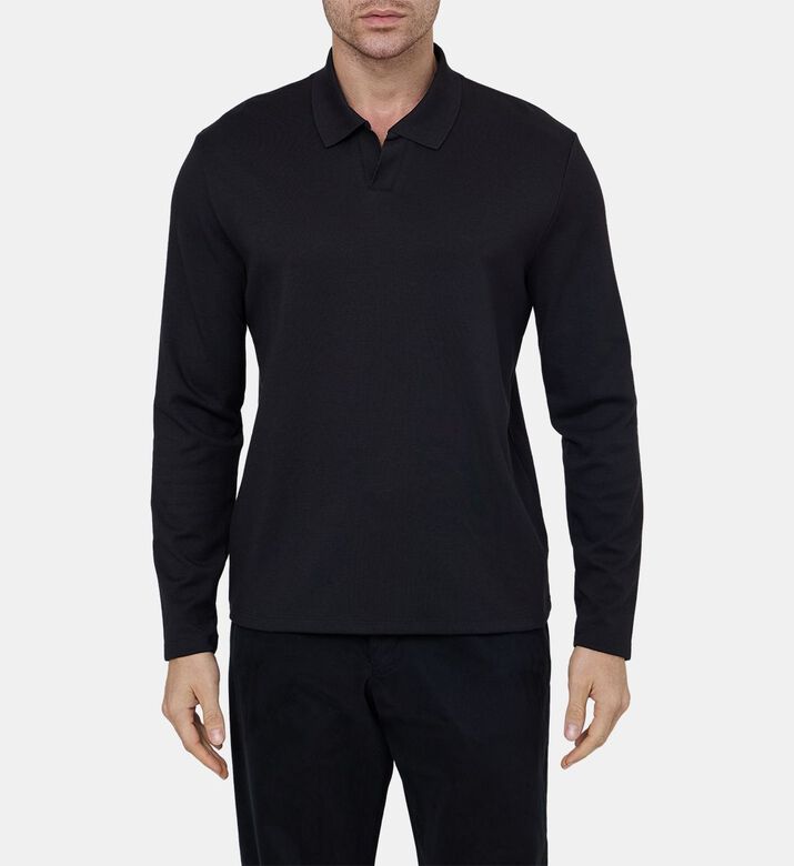 قميص بولو بأكمام طويلة