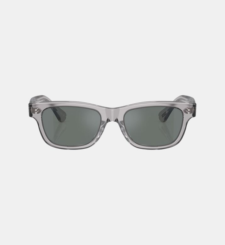 Rectangular Full-rim Acetate Sunglasses 53