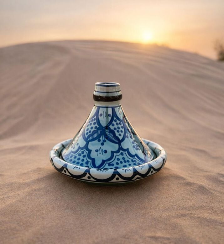 Tohfa Luxe Luxe Tazim Verdant Heirloom Ceramic Bowl, Packshot View