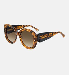 Tortoise Shell Chain Sunglasses 53