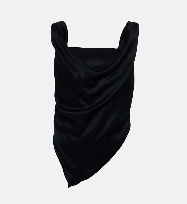 Nanushka Petra Sleeveless Satin Top, Packshot View