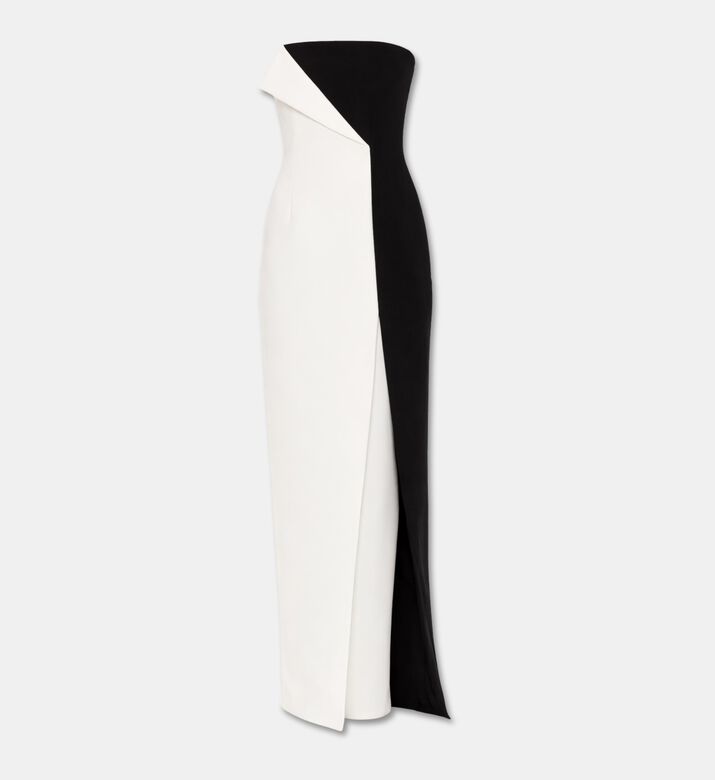 Ronny Kobo Two-tone Design Sleeveless Dress, Packshot View
