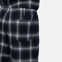 Plaid Pattern Elastic Waistband Shorts