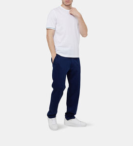 تي شيرت قطن بأساور مخططة