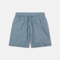 Green Leopard-print Swim Shorts