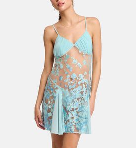 Sleeveless Floral Embellishment Dress Sleeveless Floral Embellishment Dress