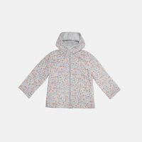 Floral-print Hooded Jacket