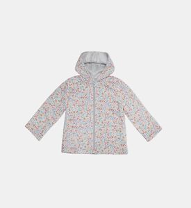 Floral-print Hooded Jacket