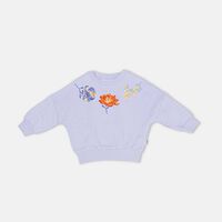 Marika Floral-embroidery Sweatshirt