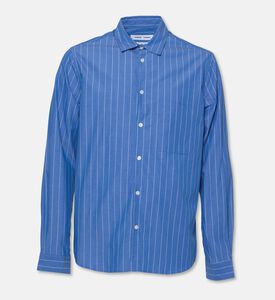 Samsoe Stripe-print Button Closure Shirt, Packshot View