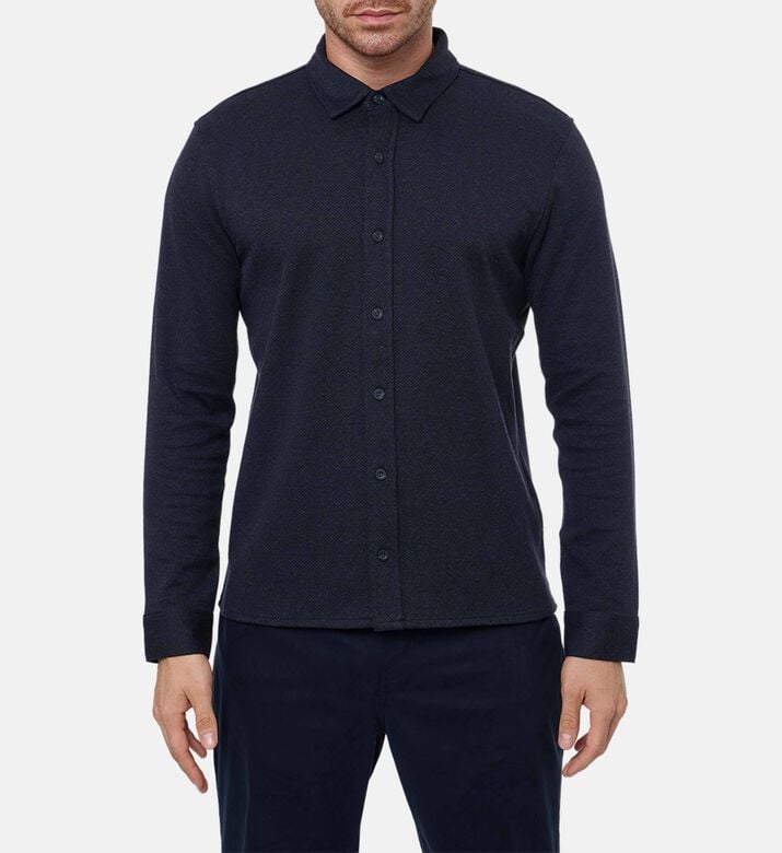 Vince Classic Button Closure Regular-fit Shirt, Model View