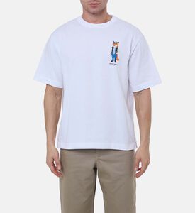 تيشيرت فضفاض بأكمام قصيرة