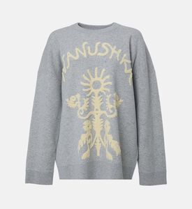Nanushka Oswin Jacquard Logo-print Oversized Sweater, Packshot View