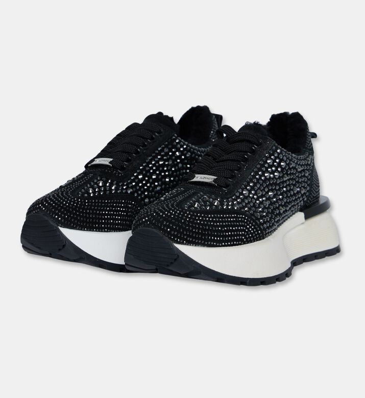 Baldinini Shoes Sneakers Fur, Black, Eu-38.5, Packshot View