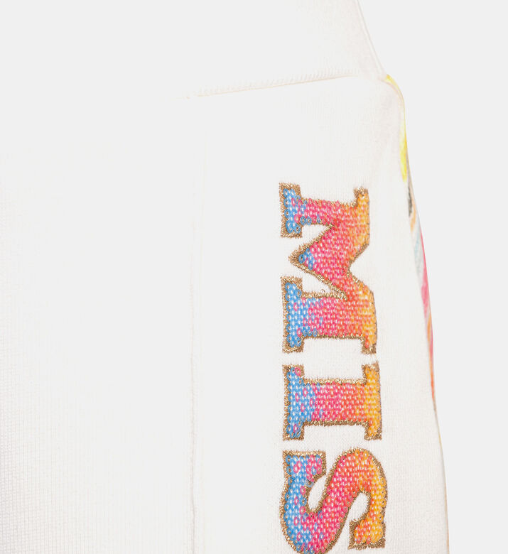 Embroidered Logo Flared Joggers