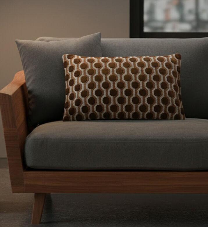 Home Deco and More Lope Cotton Rectangular Cushion, Packshot View