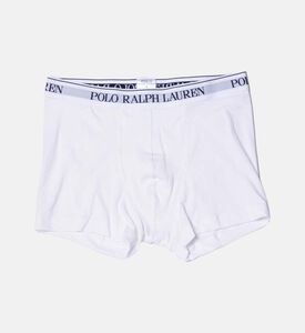 طقم بوكسر خصر بشعار القطن مكون من 3 قطع