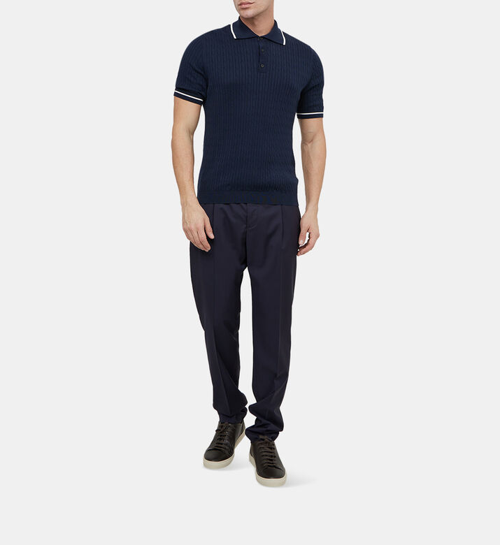 Drawstring Waist Chino Trousers