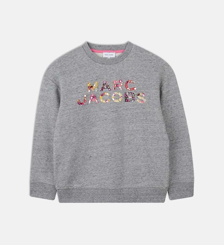 Embroidered Design Long-sleeve Sweatshirt
