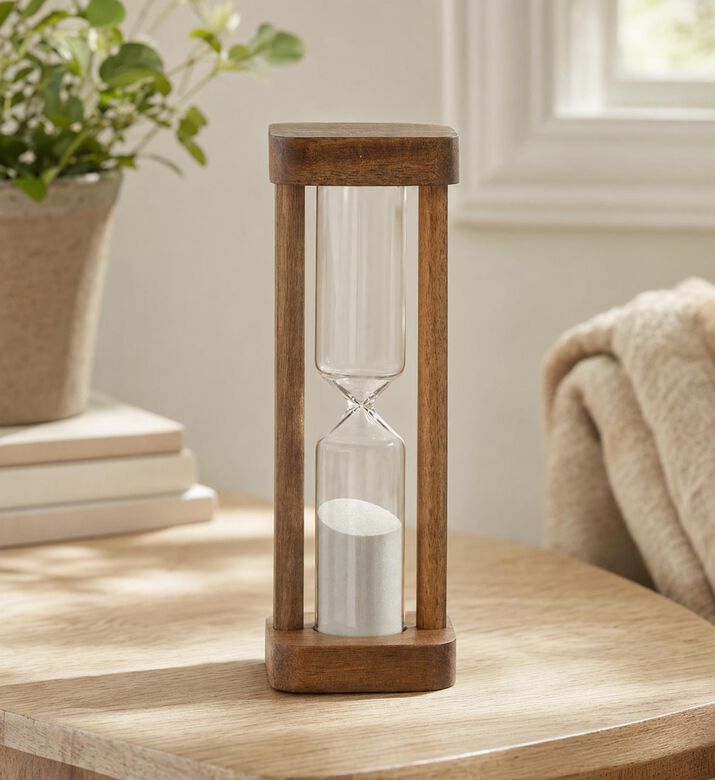 Estia Allure Hourglass 15-minute Wooden Frame, Model View