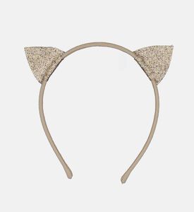 Glittered Cat Design Hair Band