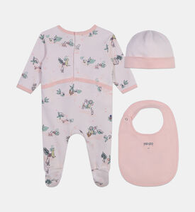 بيجاما بإغلاق كبس بطبعة على كامله