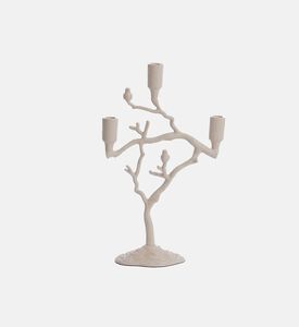 Light and Living Jardia Branch Candle Holder, White, 26x11x42-cm, Packshot View