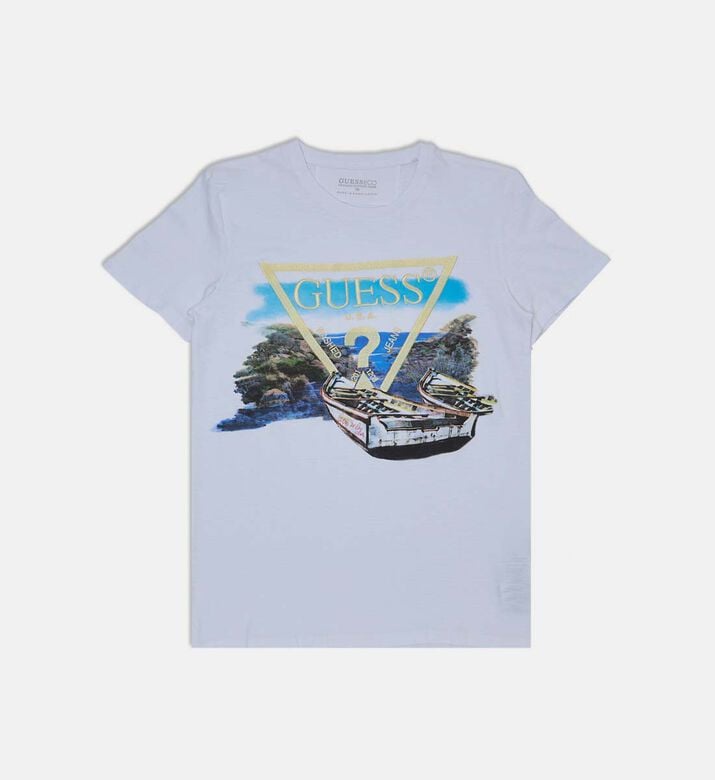 Logo-embroidery Crewneck T-shirt