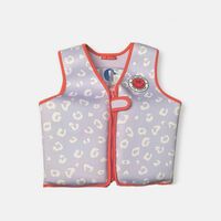 Pop Of Color Leopard Swim Vest