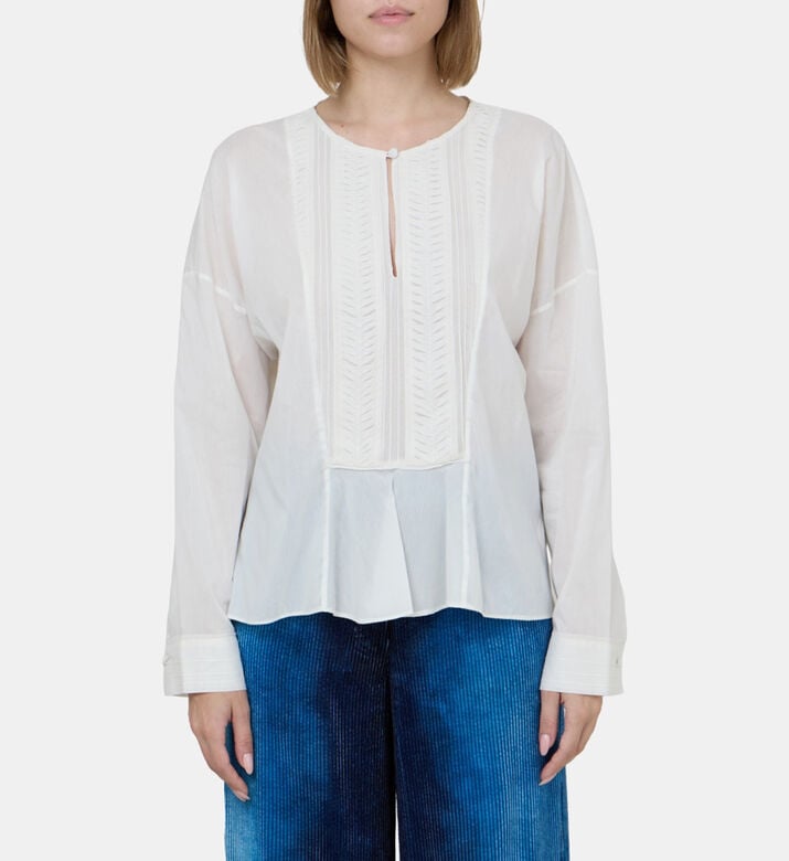 Voile Plastron Georgette Shirt Voile Plastron Georgette Shirt