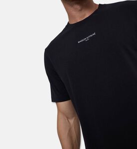Maison Kitsune Minimalist Logo-detail T-shirt, Model View