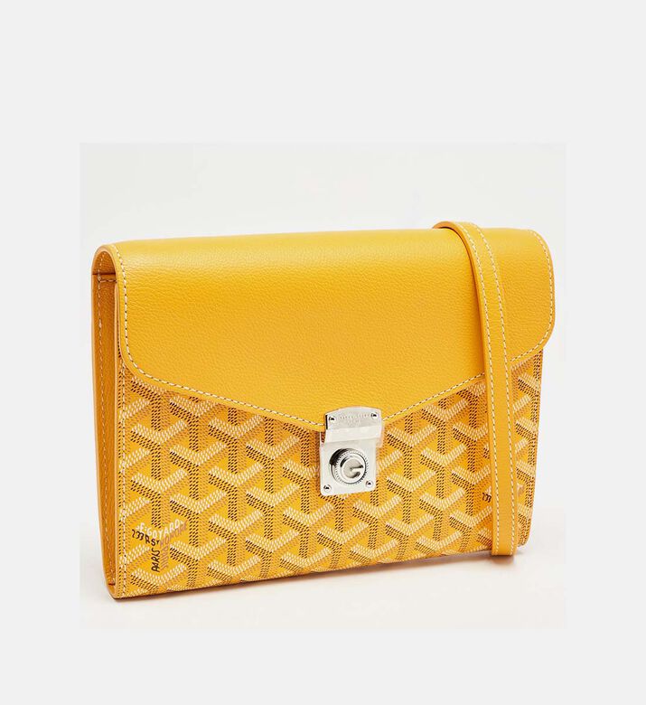 Goyard Goyardine Coated Canvas Leather Chypre Wallet-pouch Preowned