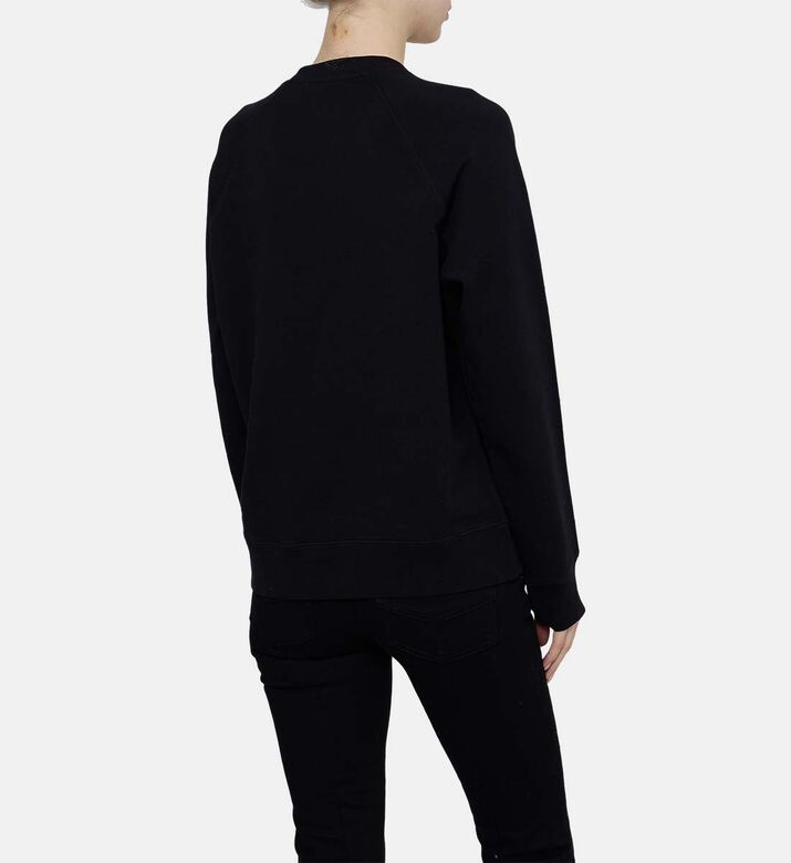 سويت شيرت ديفل كوين مزين بأحجار الراين