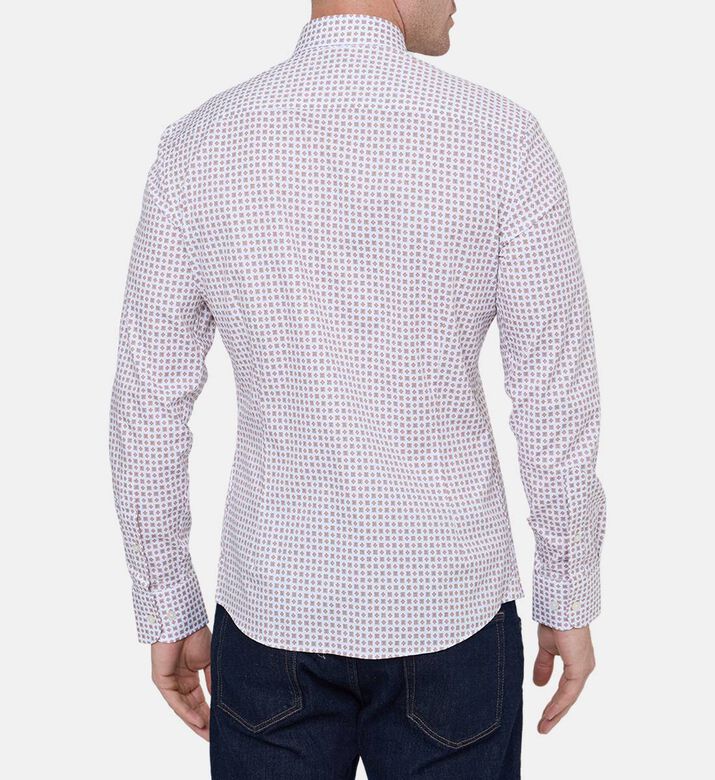 Foulard Print Long Sleeve Shirt