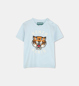 تيشيرت فضفاض بطبعة شعار